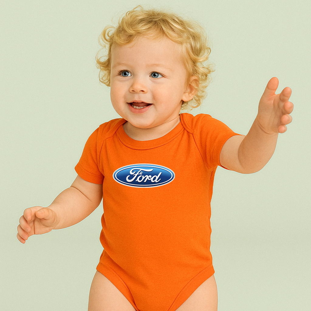 Ford Car Baby Romper Onesie